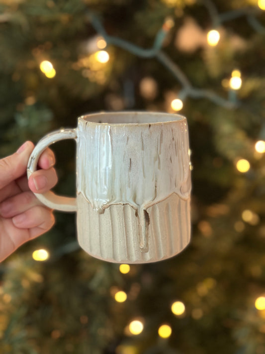 Textured Drip Mug